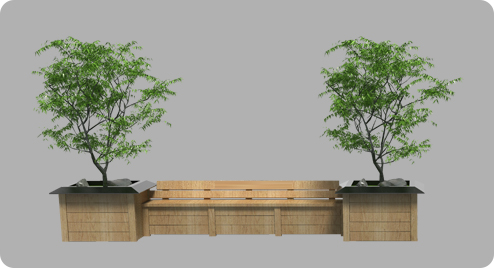 木质花箱1